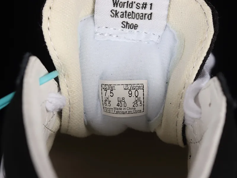 All categories Vans Vans series Vans Mid Vans China Vans SK8-Mid Vans classic black and white Chinese casual sneakers VN0A391F6BT
